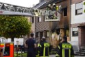 Feuer 2 Vollbrand Reihenhaus Roggendorf Berrischstr P206